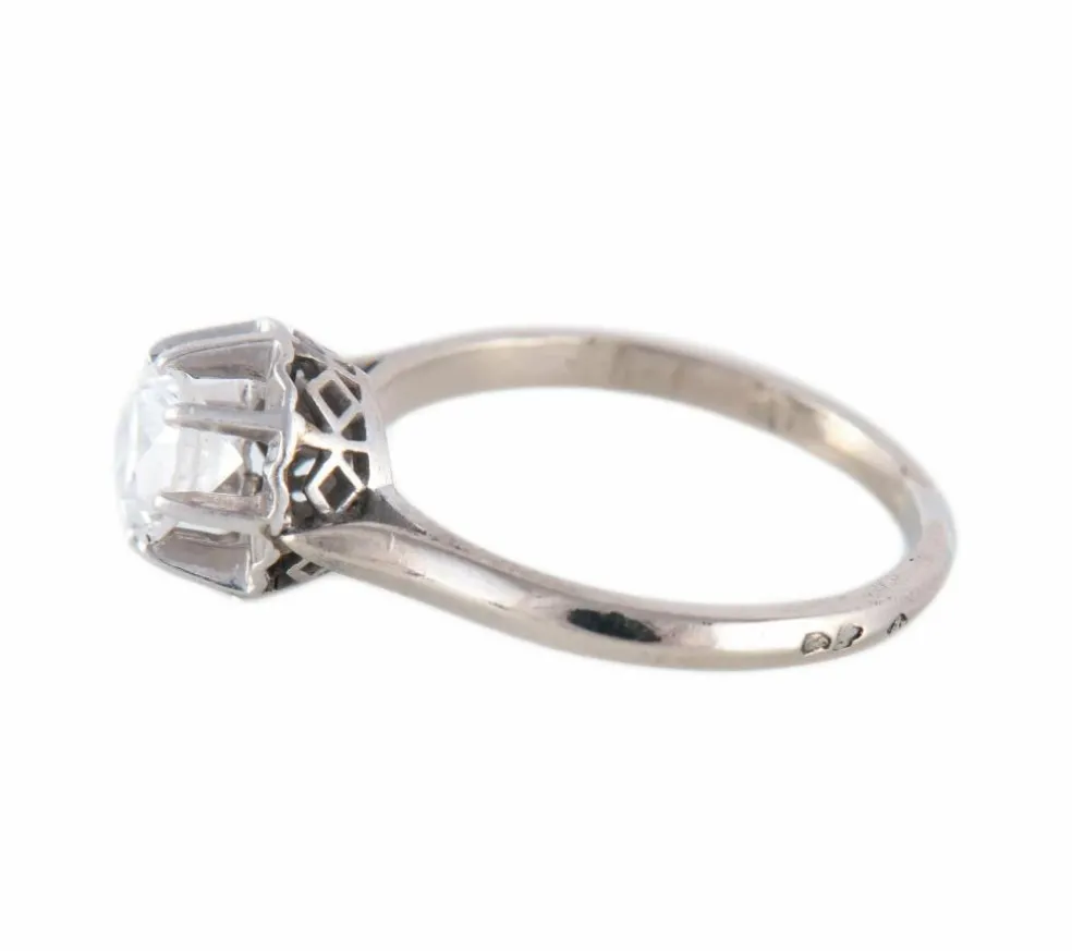 BAGUE SOLITAIRE OR & DIAMANT 0.50ct