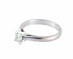 BAGUE SOLITAIRE OR & DIAMANT