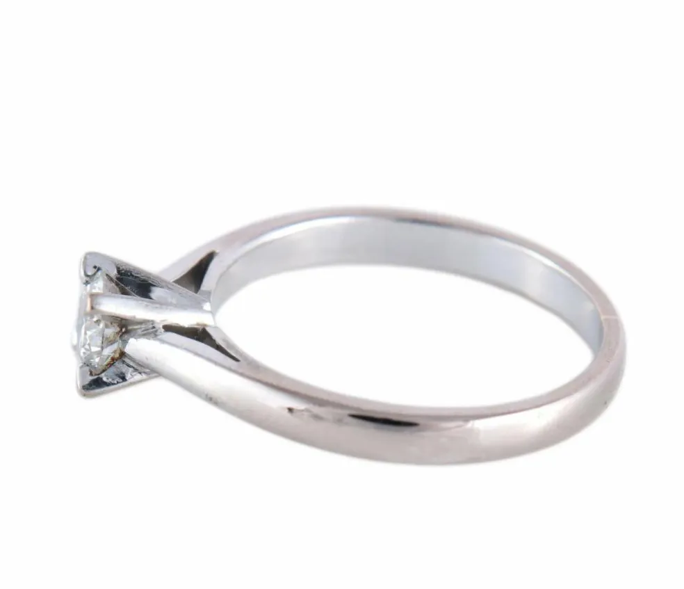 BAGUE SOLITAIRE OR & DIAMANT