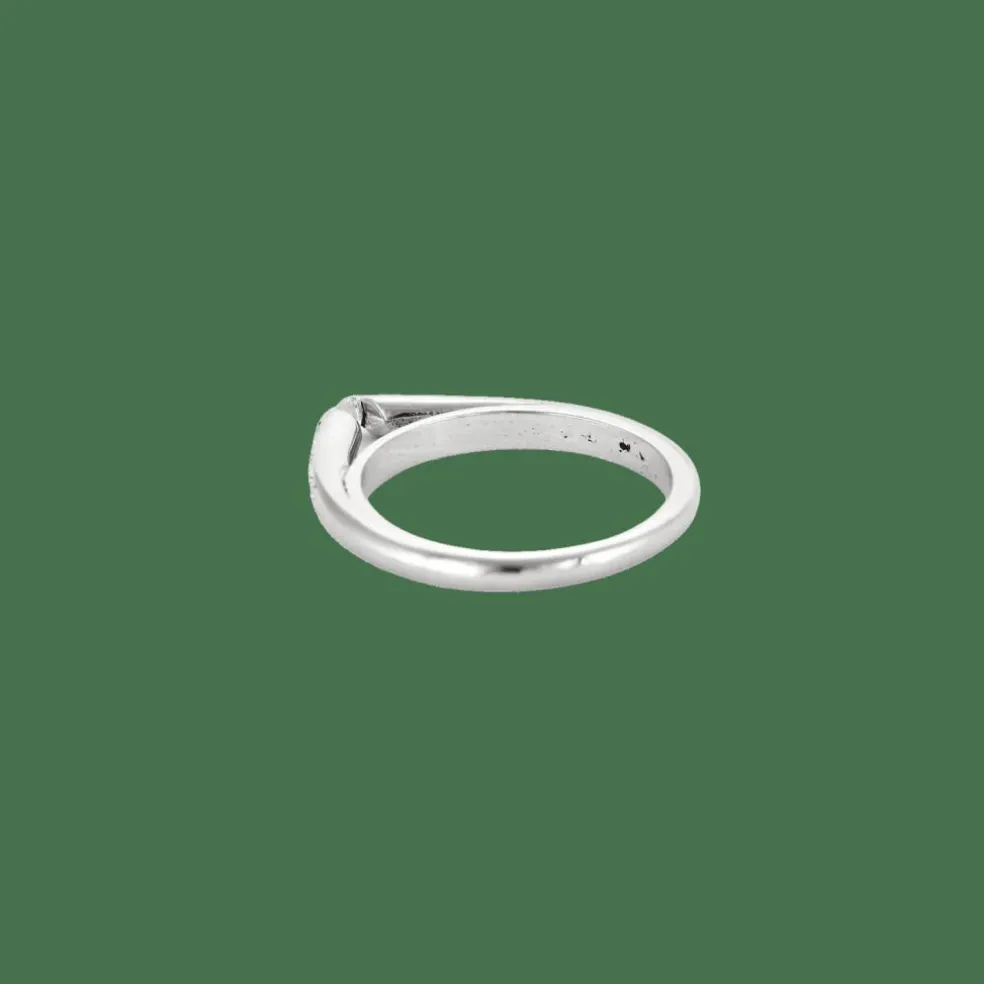 BAGUE SOLITAIRE OR & DIAMANT.