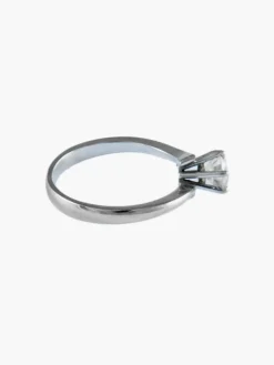 BAGUE SOLITAIRE OR & DIAMANTS