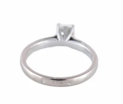 BAGUE SOLITAIRE OR & DIAMANT