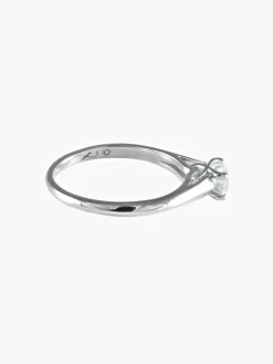 Bague Solitaire Or blanc