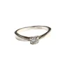 Bague solitaire Or blanc Diamant