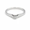 Bague Solitaire Or blanc Diamant