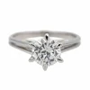 Bague Solitaire Or blanc Diamant