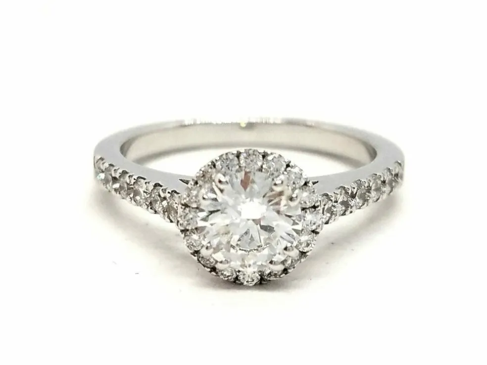 Bague Solitaire Or blanc Diamant
