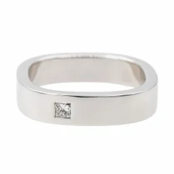 Bague Solitaire Or blanc Diamant