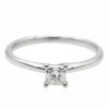 Bague Solitaire Or blanc Diamant
