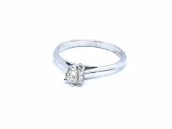 Bague Solitaire Or blanc Diamant