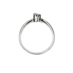 Bague solitaire Or blanc Diamant