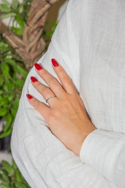 Bague Solitaire Or blanc Diamant