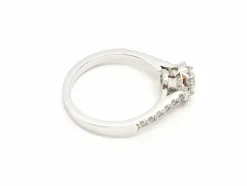 Bague Solitaire Or blanc Diamant