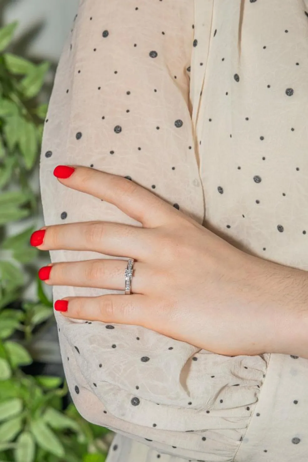Bague Solitaire Or blanc Diamant