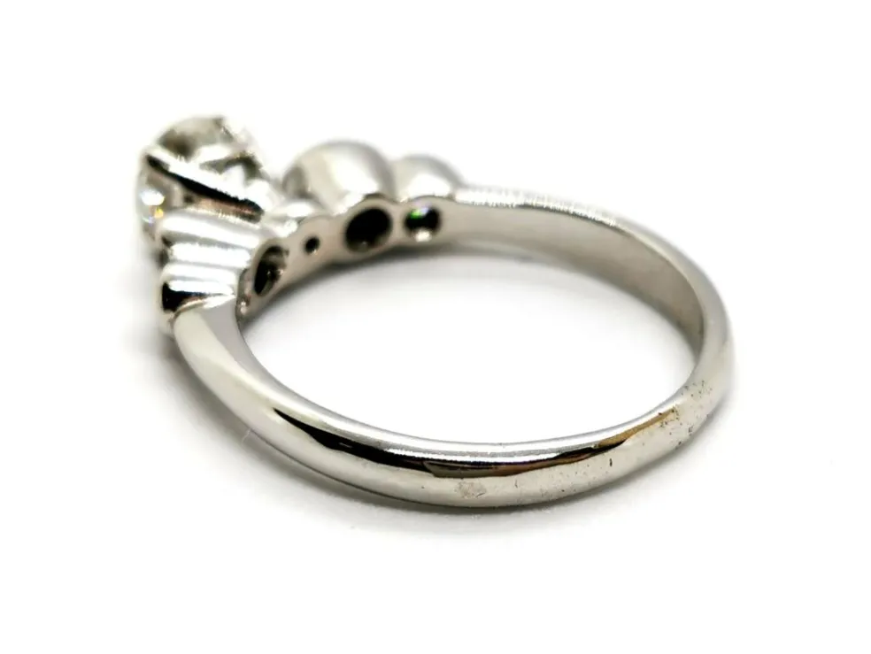 Bague Solitaire Or blanc Diamant