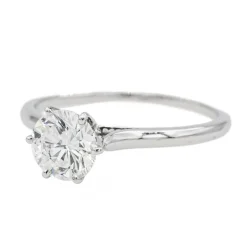 Bague Solitaire Or blanc Diamant