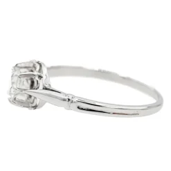 Bague Solitaire Or blanc Diamant
