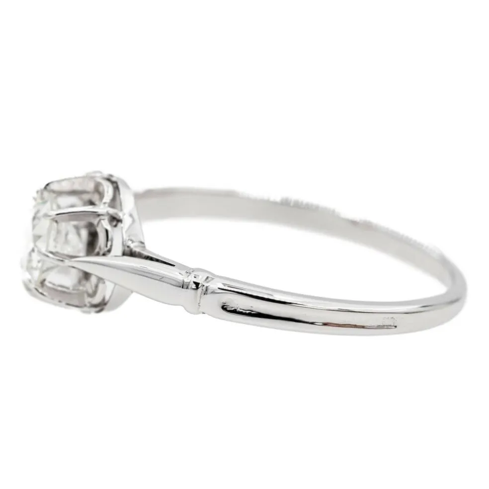 Bague Solitaire Or blanc Diamant