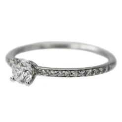 Bague Solitaire Or blanc Diamant