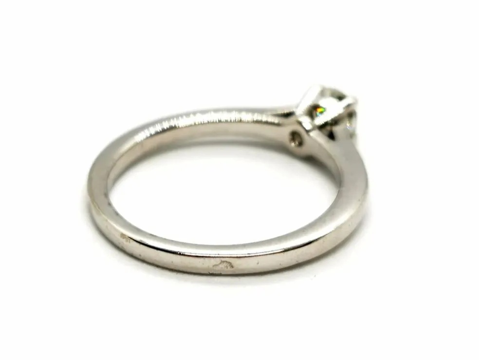 Bague Solitaire Or blanc Diamant