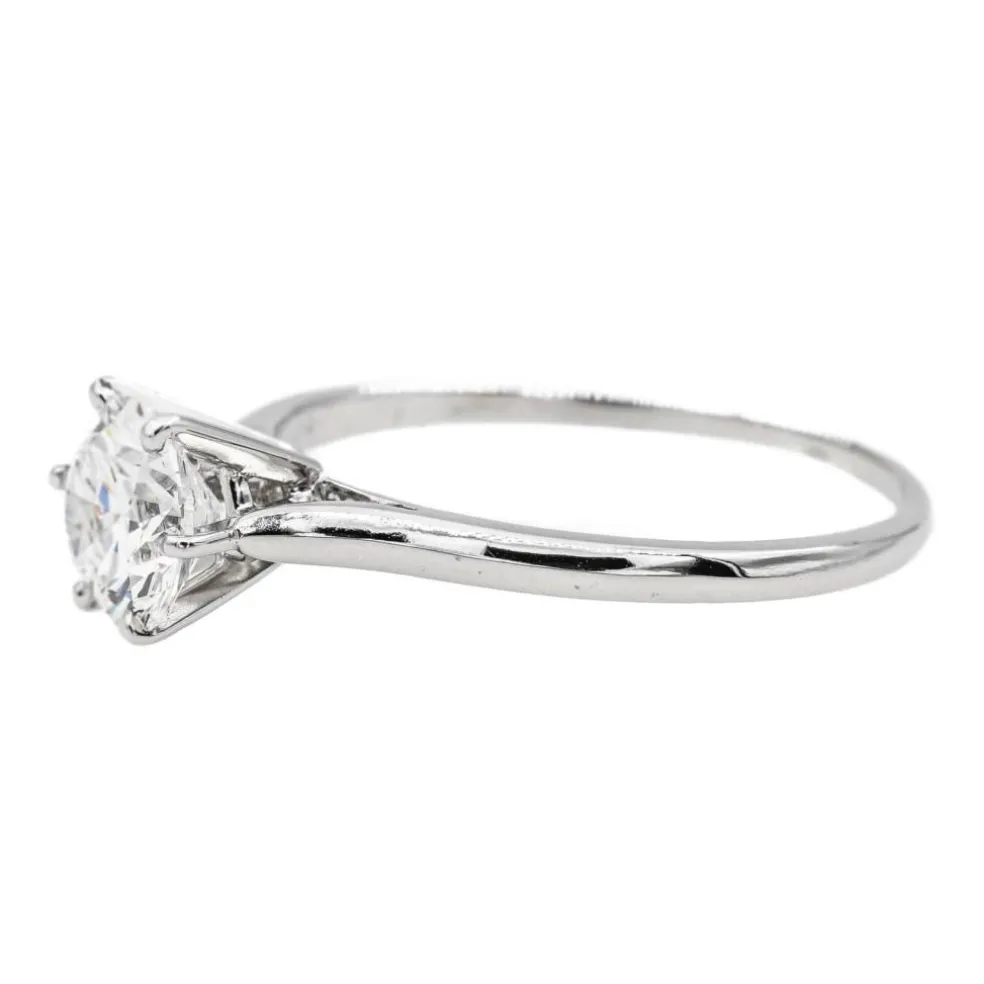 Bague Solitaire Or blanc Diamant