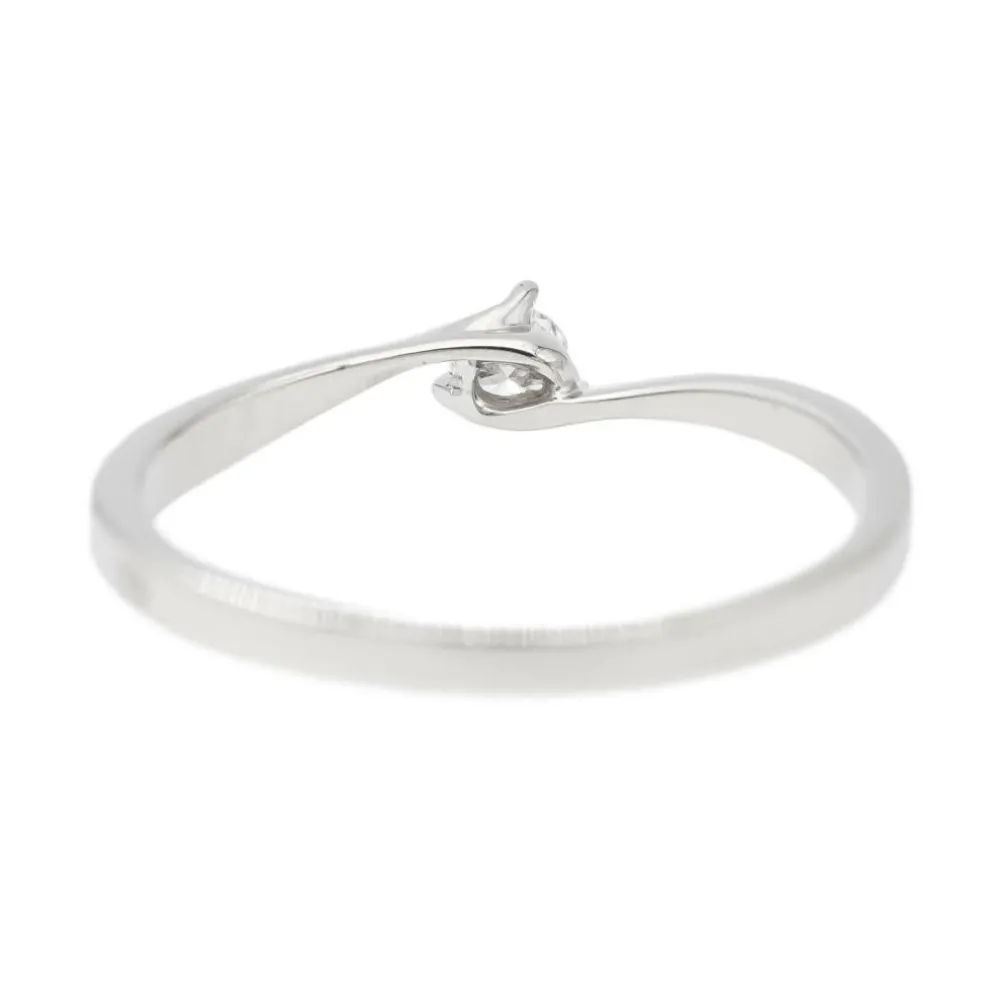 Bague Solitaire Or blanc Diamant