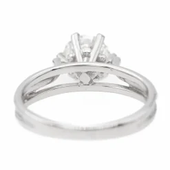 Bague Solitaire Or blanc Diamant