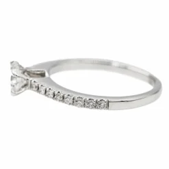 Bague Solitaire Or blanc Diamant