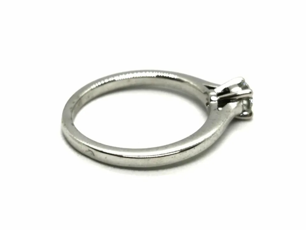 Bague Solitaire Or blanc Diamant