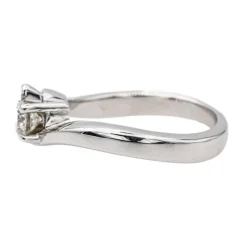 Bague Solitaire Or blanc Diamant