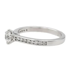 Bague Solitaire Or blanc Diamant