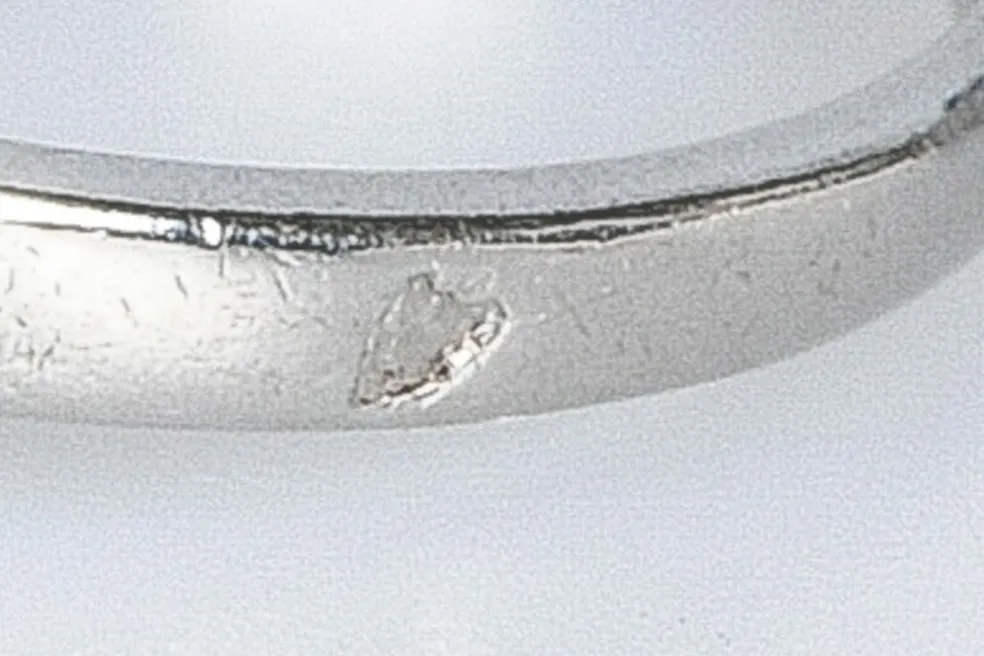 Bague solitaire Or blanc Diamant