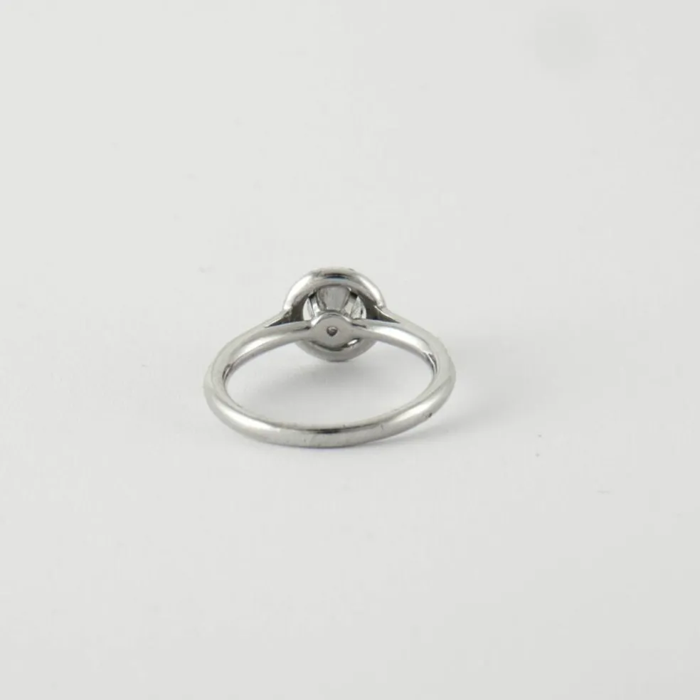 Bague Solitaire Or blanc Diamants