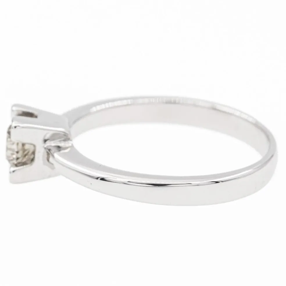 Bague Solitaire Or blanc Diamant