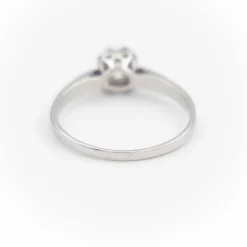 Bague Solitaire Or blanc Diamant