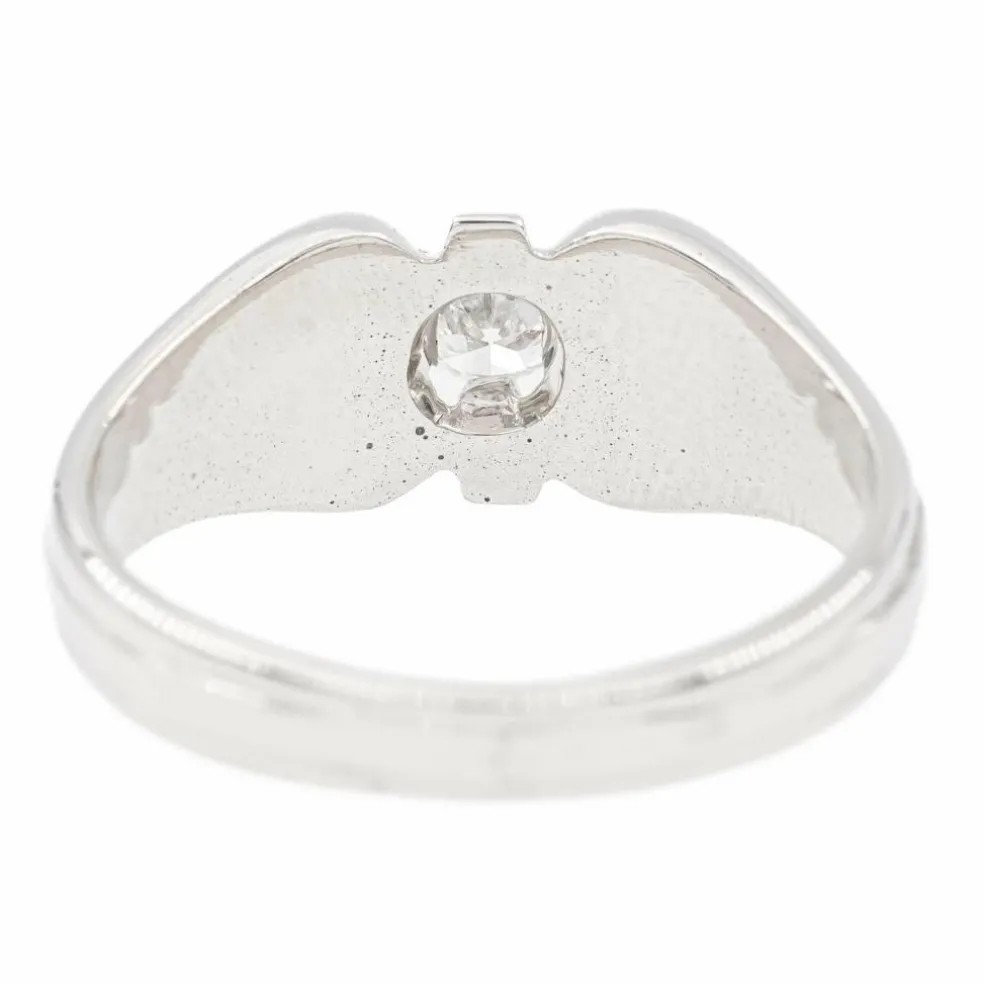 Bague Solitaire Or blanc Diamant