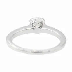 Bague Solitaire Or blanc Diamant