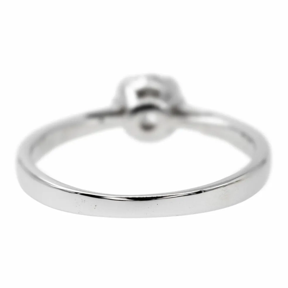 Bague Solitaire Or blanc Diamant