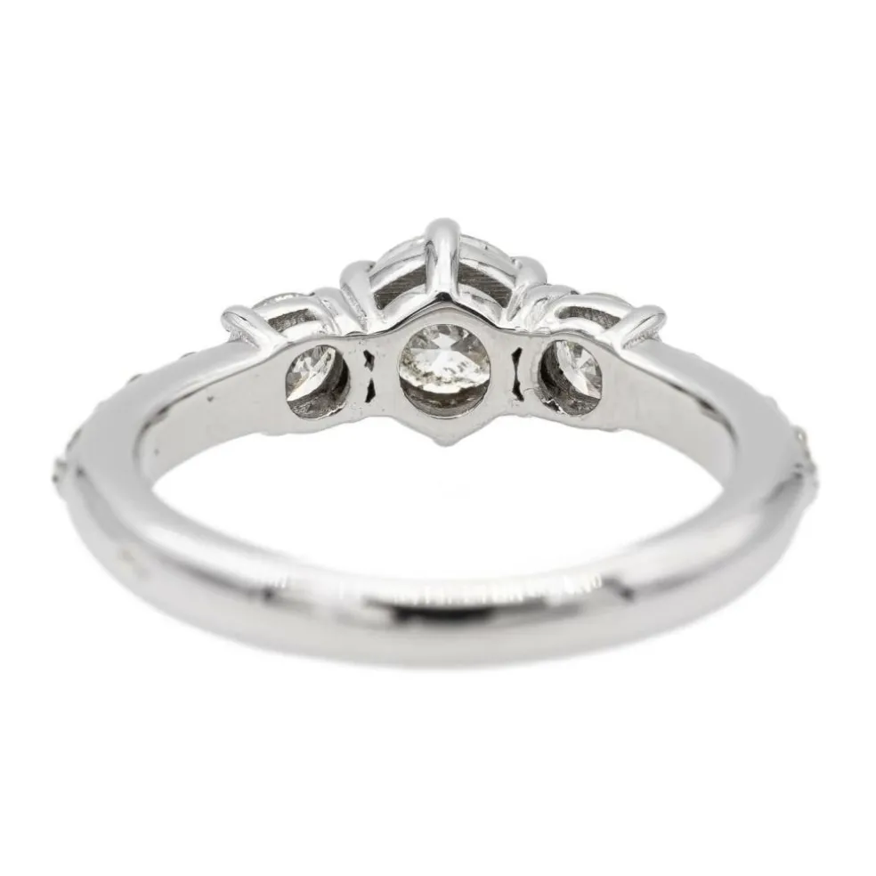 Bague Solitaire Or blanc Diamant