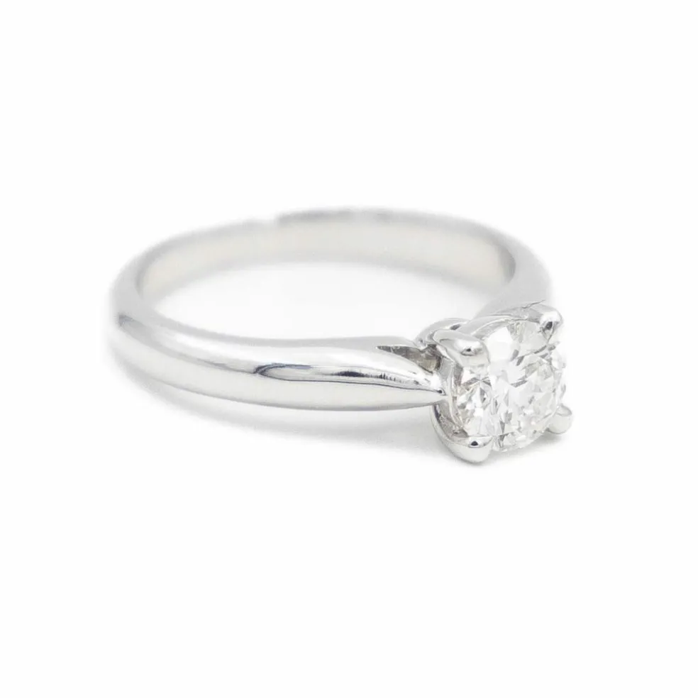 Bague Solitaire Or blanc Diamant