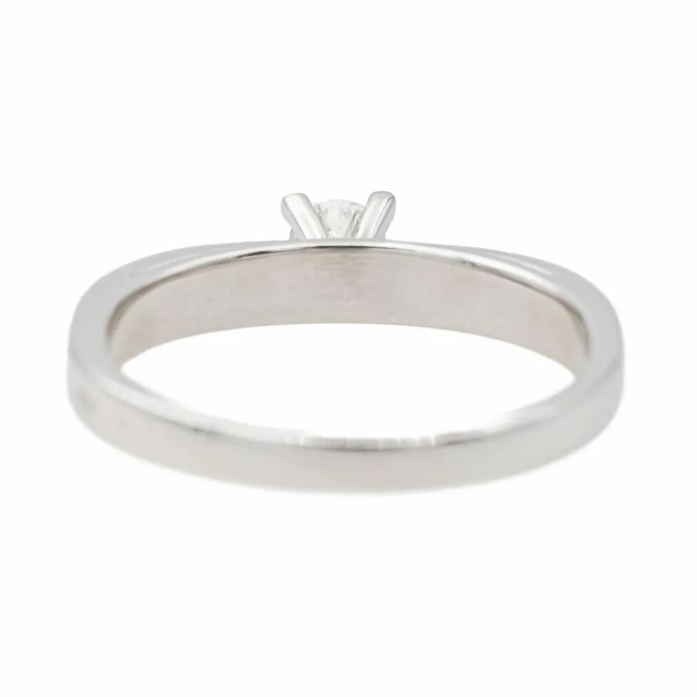 Bague Solitaire Or blanc Diamant