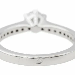 Bague Solitaire Or blanc Diamant