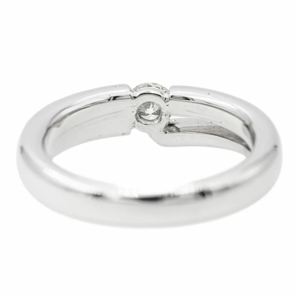 Bague Solitaire Or blanc Diamant