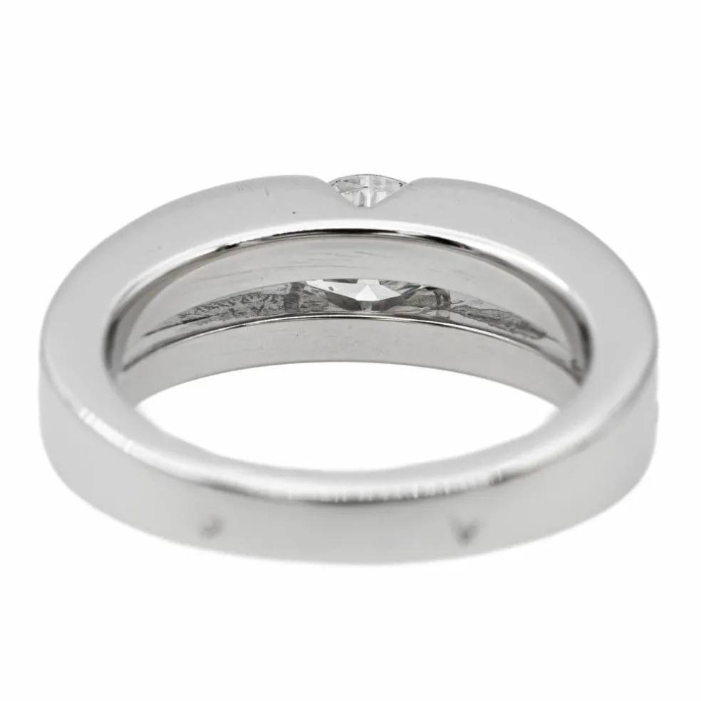 Bague Solitaire Or blanc Diamant