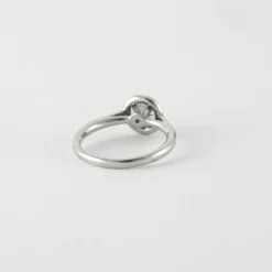 Bague Solitaire Or blanc Diamants