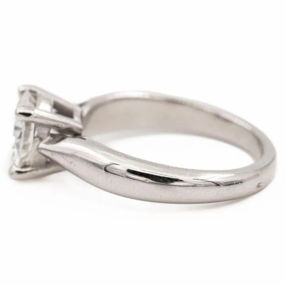 Bague Solitaire Or blanc Diamant