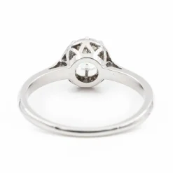Bague Solitaire Or blanc Diamant