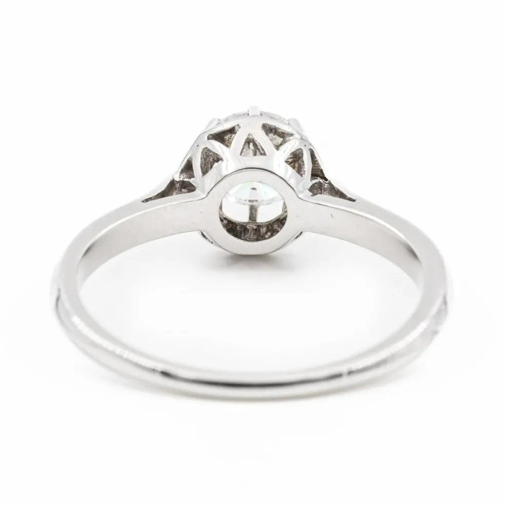 Bague Solitaire Or blanc Diamant