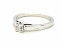 Bague Solitaire Or blanc Diamant