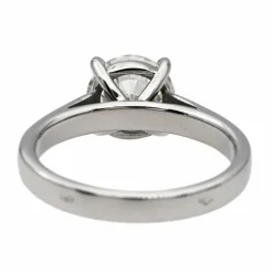 Bague Solitaire Or blanc Diamant